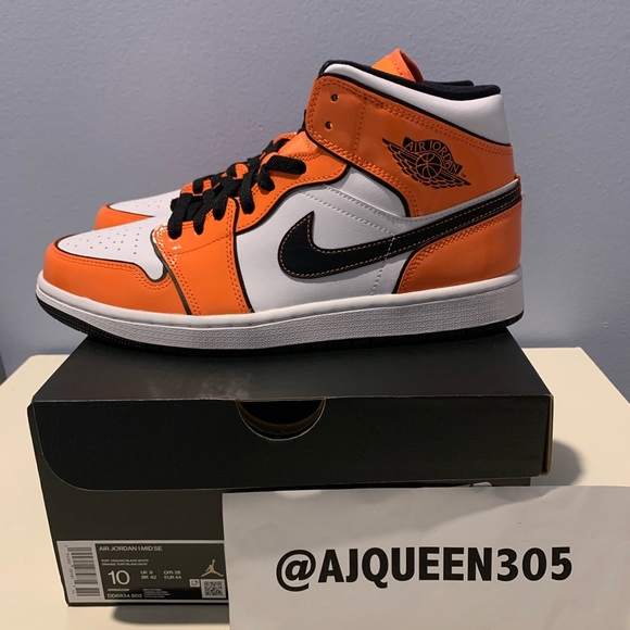 Air Jordan 1 Mid SE Turf Orange Men’s 10 - Picture 5 of 5